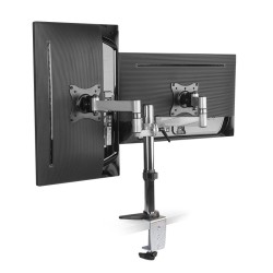 Uchwyt do monitora, 2x 13-27 cali, max. 16kg | PartsPC.pl