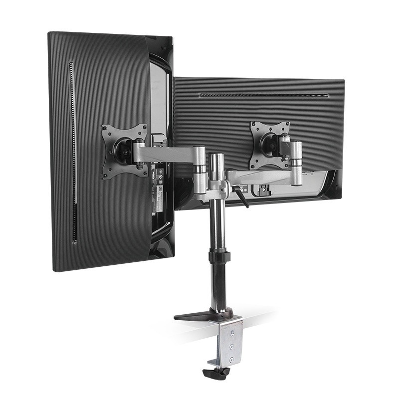 Uchwyt do monitora, 2x 13-27 cali, max. 16kg | PartsPC.pl