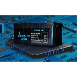 Akumulator LiFePO4 200AH 12.8V BMS EX.30479 | PartsPC.pl