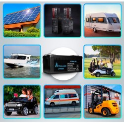 Akumulator LiFePO4 200AH 12.8V BMS EX.30479 | PartsPC.pl