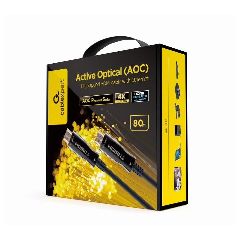Kabel AOC High Speed HDMI with ethernet premium 80 m | PartsPC.pl