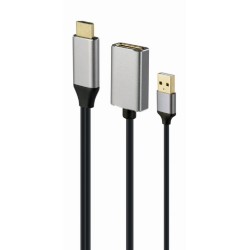 Adapter HDMI do DP 4K 60Hz USB-A powered | PartsPC.pl