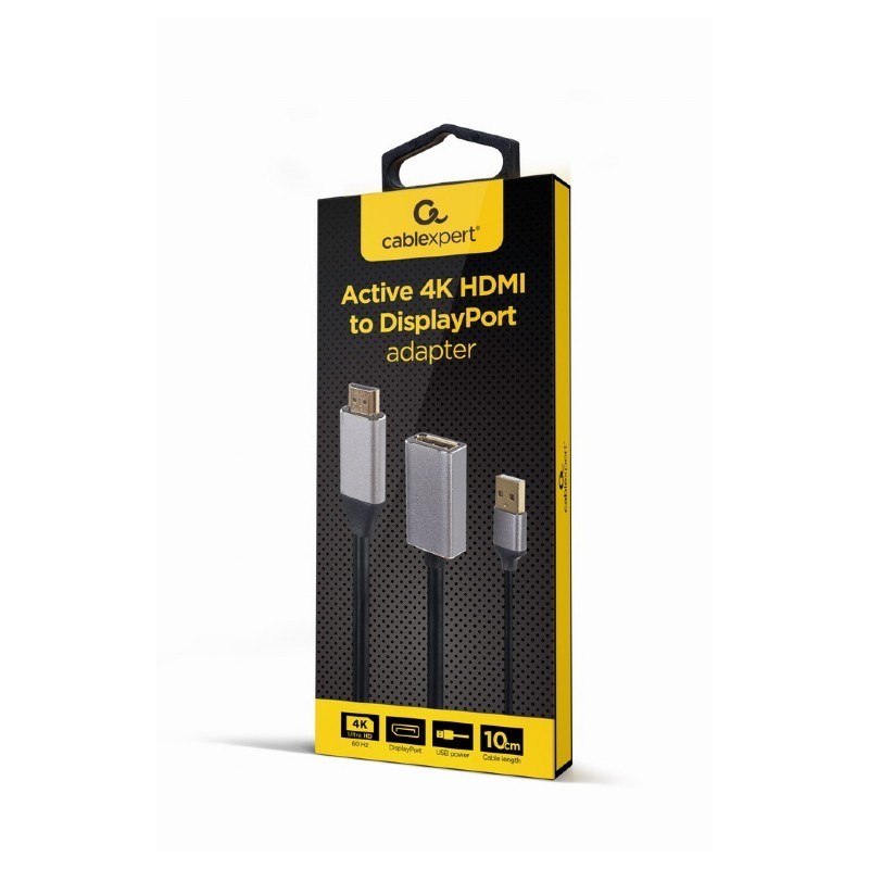 Adapter HDMI do DP 4K 60Hz USB-A powered | PartsPC.pl