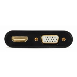Adapter HDMI męski do HDMI żeński + VGA żeński z audio i dod… | PartsPC.pl