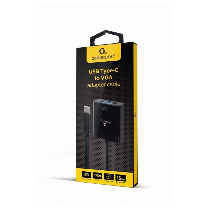 Adapter USB-C do VGA 1080P 60Hz | PartsPC.pl