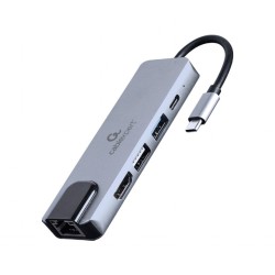 Adapter wieloportowy USB-C 5w1, PD, HDMI, USB 3.1, USB 2.0, … | PartsPC.pl