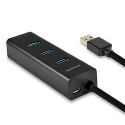 HUE-S2BL Hub 4-portowy USB 3.2 Gen 1 charging hub, 1.2m kabe… | PartsPC.pl