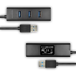 HUE-S2BL Hub 4-portowy USB 3.2 Gen 1 charging hub, 1.2m kabe… | PartsPC.pl