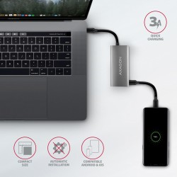 HMC-4G2 Hub USB Gen2 10Gbps, 2x USB-A + 2x USB-C, 13cm USB-C… | PartsPC.pl