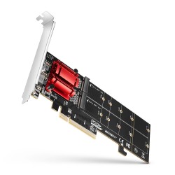 PCEM2-ND Kontroler PCIe x 8, 2x slot M.2 NVMe M-key RAID wsp… | PartsPC.pl