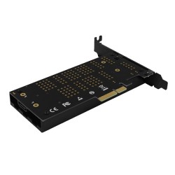 PCEM2-DC Adapter wewnętrzny PCIe x4, 1x M.2 NVMe M-key + 1x … | PartsPC.pl