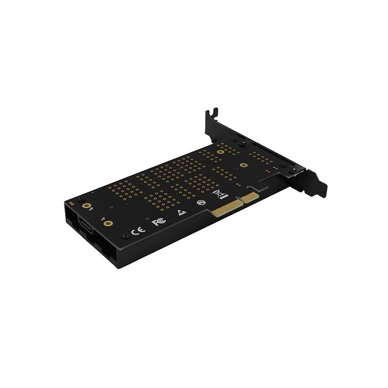PCEM2-DC Adapter wewnętrzny PCIe x4, 1x M.2 NVMe M-key + 1x … | PartsPC.pl
