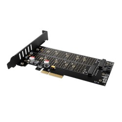 PCEM2-DC Adapter wewnętrzny PCIe x4, 1x M.2 NVMe M-key + 1x … | PartsPC.pl