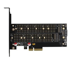 PCEM2-DC Adapter wewnętrzny PCIe x4, 1x M.2 NVMe M-key + 1x … | PartsPC.pl