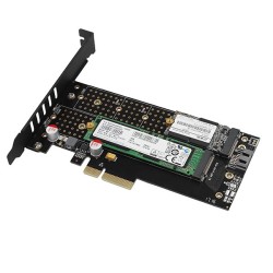 PCEM2-DC Adapter wewnętrzny PCIe x4, 1x M.2 NVMe M-key + 1x … | PartsPC.pl