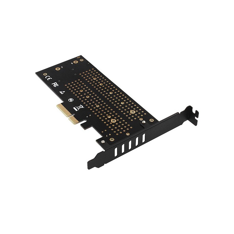 PCEM2-DC Adapter wewnętrzny PCIe x4, 1x M.2 NVMe M-key + 1x … | PartsPC.pl