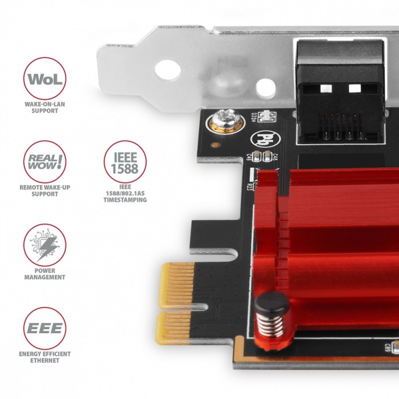 PCEE-G25 Karta sieciowa PCIe 1 x 2.5 Gigabit Ethernet port  … | PartsPC.pl