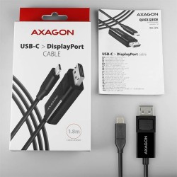 RVC-DPC Konwerter/kabel USB-C -> DisplayPort 1,8m, 4K/60HZ | PartsPC.pl