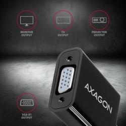 RVH-VGN Adapter HDMI -> VGA FULLHD 1920*1200 | PartsPC.pl