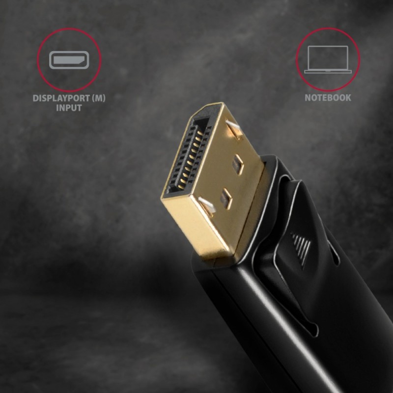 RVD-HI14N Adapter aktywny Displayport -> HDMI 1,4, 4K/30Hz, … | PartsPC.pl