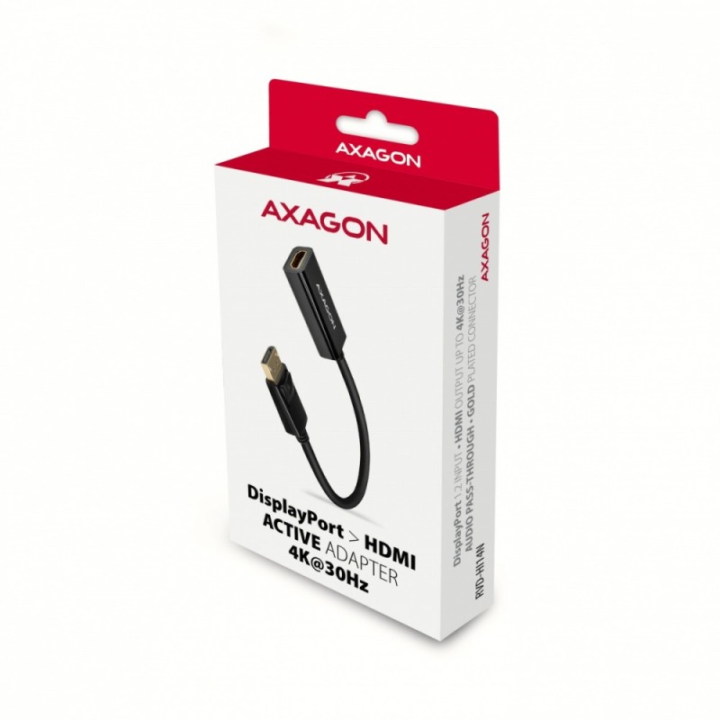 RVD-HI14N Adapter aktywny Displayport -> HDMI 1,4, 4K/30Hz, … | PartsPC.pl
