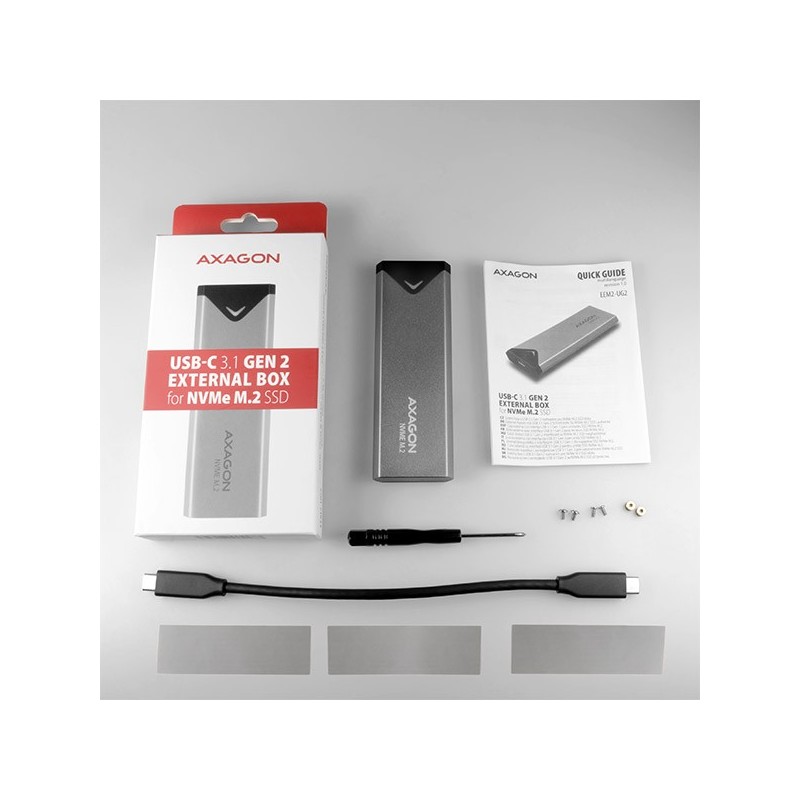 EEM2-UG2 Obudowa zewnętrzna aluminiowa, USB-C 3.2 Gen 2 - M.… | PartsPC.pl