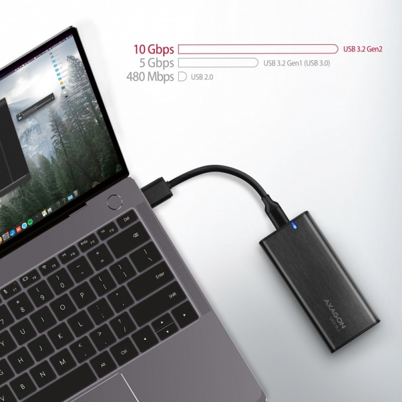 EEM2-SBC Obudowa zewnętrzna aluminiowa bezśrubowa USB-C 3.2 … | PartsPC.pl