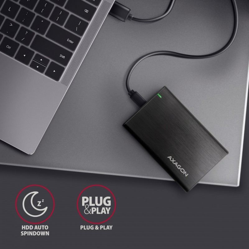 EE25-A6C Bezśrubowa aluminiowa obudowa zewnętrzna USB-C 3.2 … | PartsPC.pl