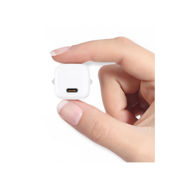 PA-B1 White Omnia Mini ładowarka sieciowa 1xUSB-C Power Deli… | PartsPC.pl