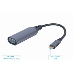 Adapter USB-C to VGA D-SUB | PartsPC.pl
