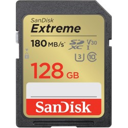 Karta pamięci Extreme SDXC 128GB 180/90 MB/s V30 UHS-I U3 | PartsPC.pl