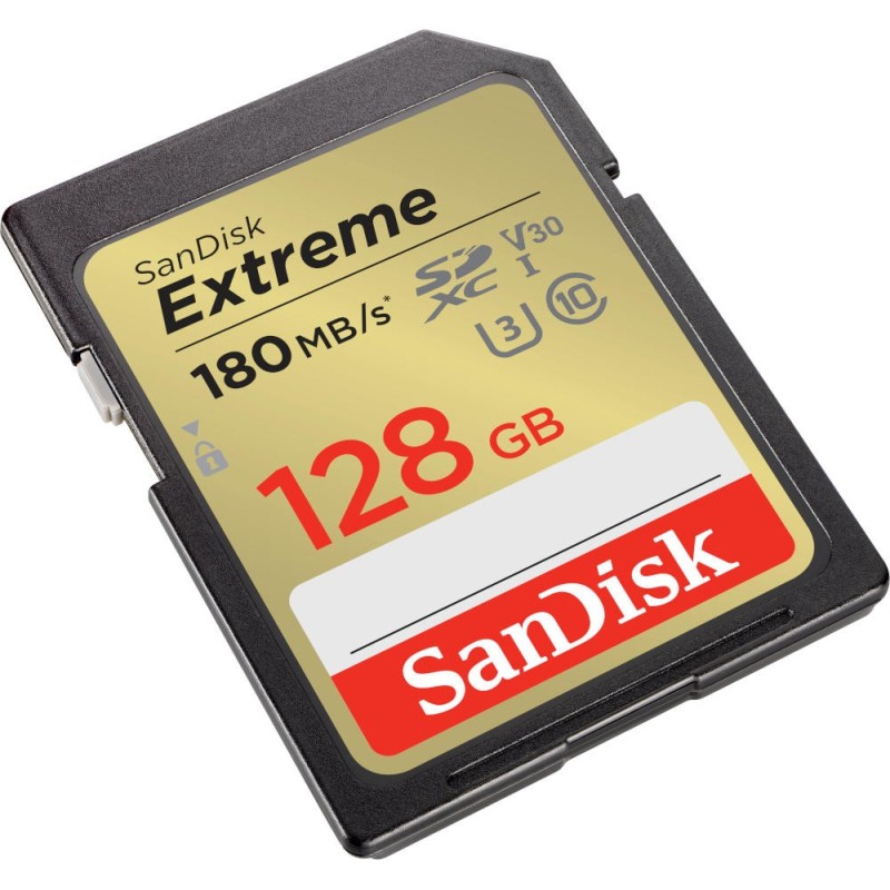 Karta pamięci Extreme SDXC 128GB 180/90 MB/s V30 UHS-I U3 | PartsPC.pl