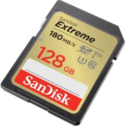 Karta pamięci Extreme SDXC 128GB 180/90 MB/s V30 UHS-I U3 | PartsPC.pl