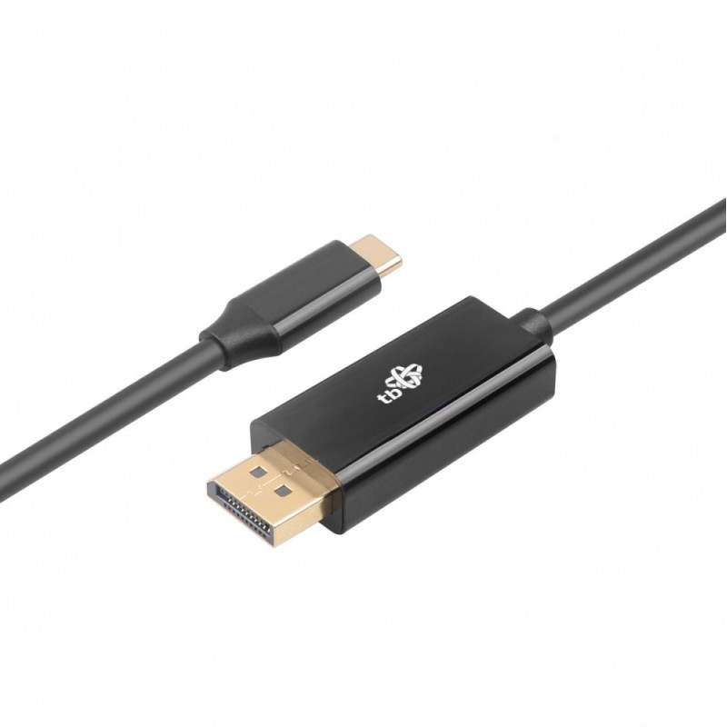 Kabel USB C - Displayport 2m czarny | PartsPC.pl