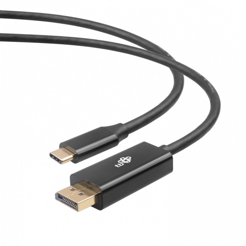 Kabel USB C - Displayport 2m czarny | PartsPC.pl