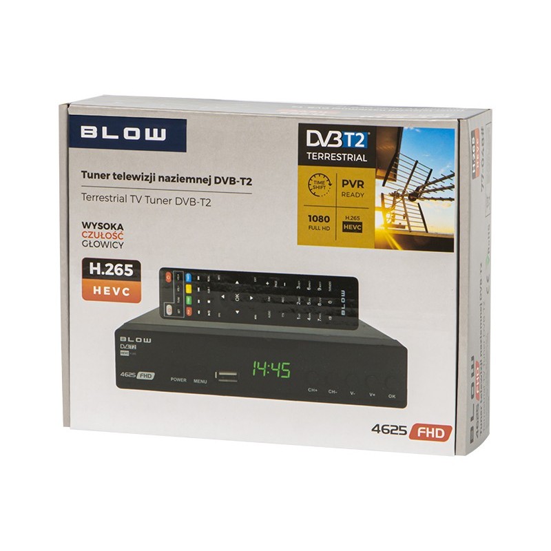 Tuner TV DVB-T2 4625FHD H.265 | PartsPC.pl