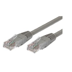 Kabel Patchcord miedziany kat.6 RJ45 UTP 1m. szary  - paczka… | PartsPC.pl