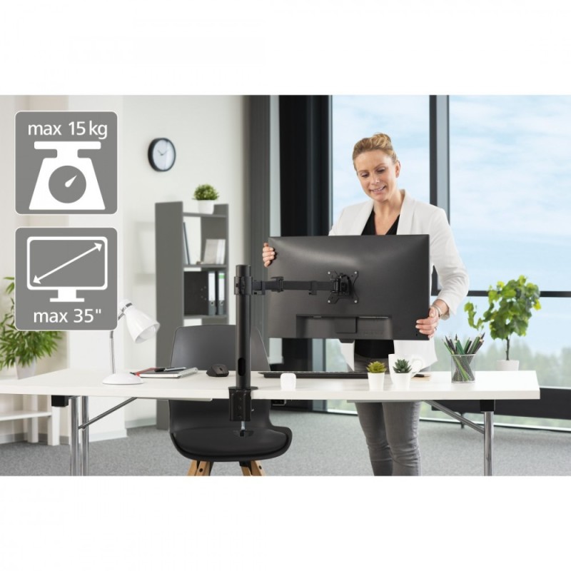 Uchwyt do monitora plus 1 ramię 13-35 cali | PartsPC.pl