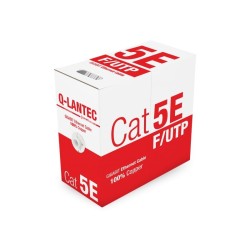 Kabel teleinformatyczny F/UTP kat.5E PVC 100% Miedź 305m - 1… | PartsPC.pl