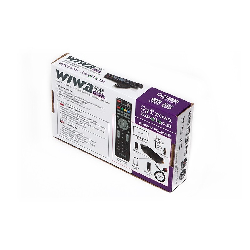Tuner H.265 MINI DVB-T/DVB-T2 H.265 HD | PartsPC.pl