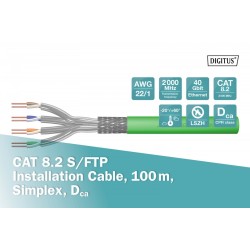Kabel teleinformatyczny instalacyjny kat.8.2, S/FTP, Dca, AW… | PartsPC.pl