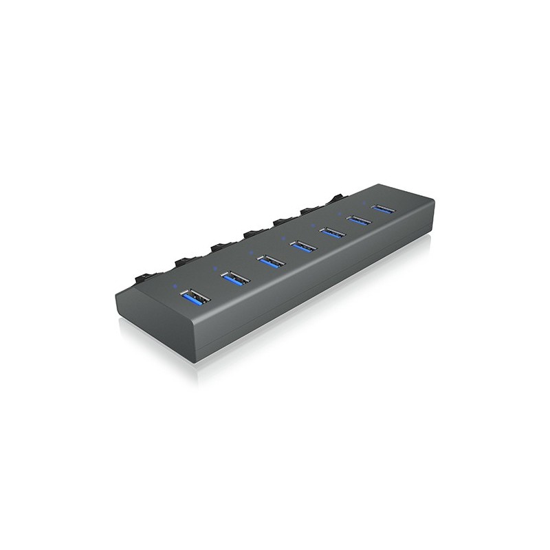 IB-HUB1701-C3 7xUSB Type-A, włącznik/wyłącznik dla każdego U… | PartsPC.pl