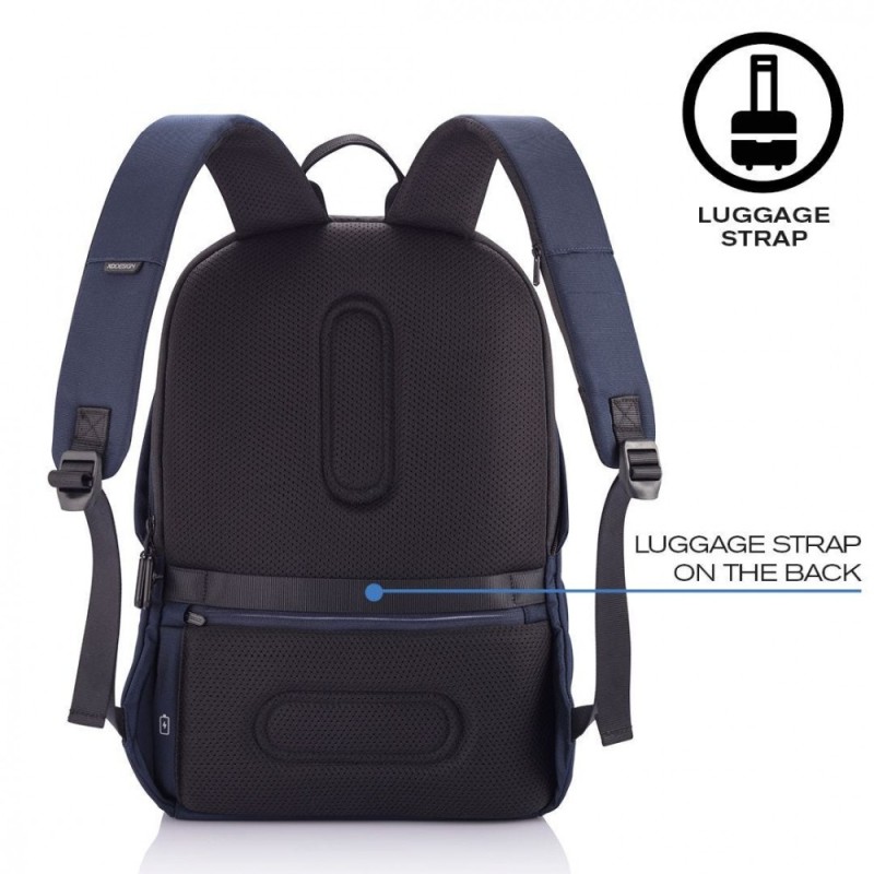Plecak antykradzieżowy BOBBY SOFT NAVY | PartsPC.pl