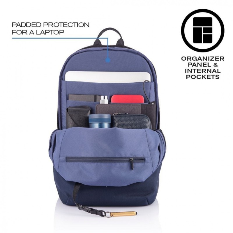 Plecak antykradzieżowy BOBBY SOFT NAVY | PartsPC.pl