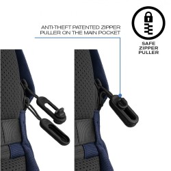 Plecak antykradzieżowy BOBBY SOFT NAVY | PartsPC.pl