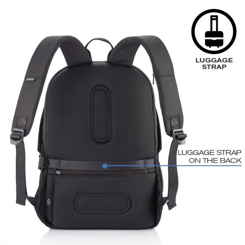 Plecak antykradzieżowy BOBBY SOFT BLACK | PartsPC.pl