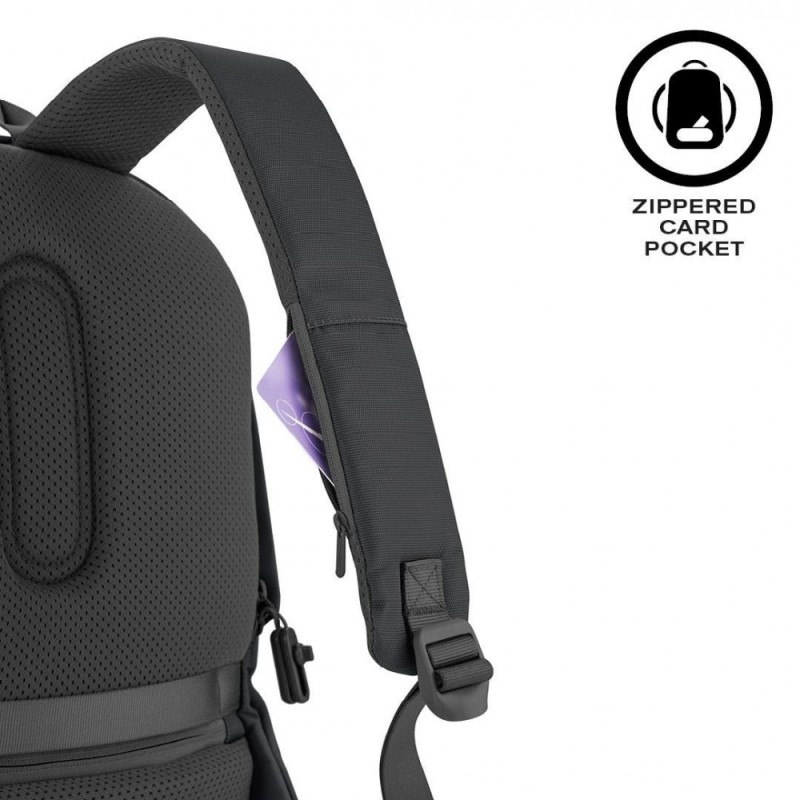 Plecak antykradzieżowy BOBBY SOFT BLACK | PartsPC.pl
