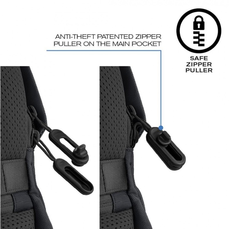 Plecak antykradzieżowy BOBBY SOFT BLACK | PartsPC.pl