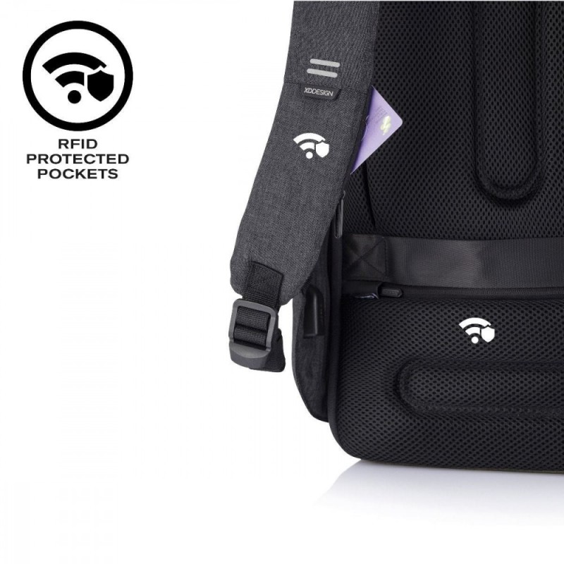Plecak antykradzieżowy BOBBY HERO REGULAR BLACK | PartsPC.pl