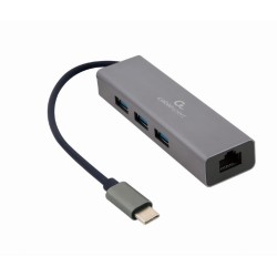 Hub 3 portowy USB 3.1 z kartą sieciową | PartsPC.pl